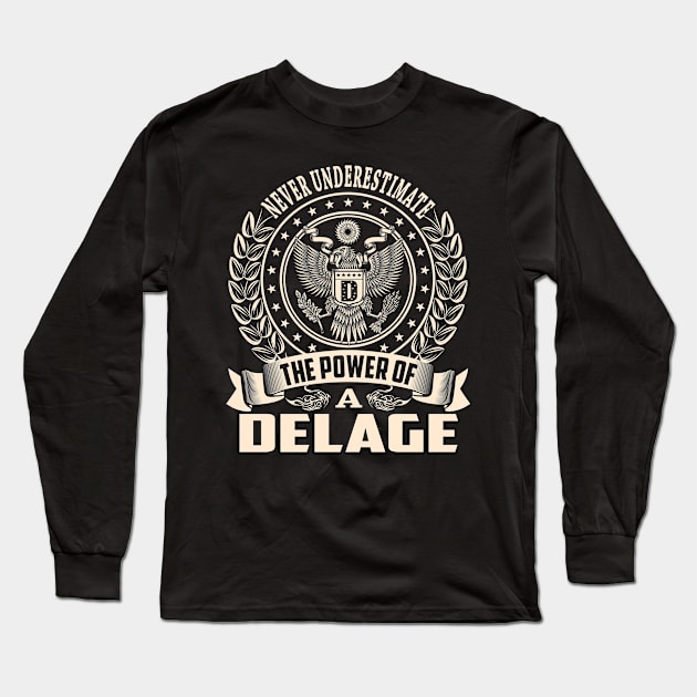 DELAGE Long Sleeve T-Shirt by Darlasy